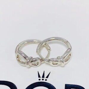 Pandora Infinity Knot Hoop Earrings